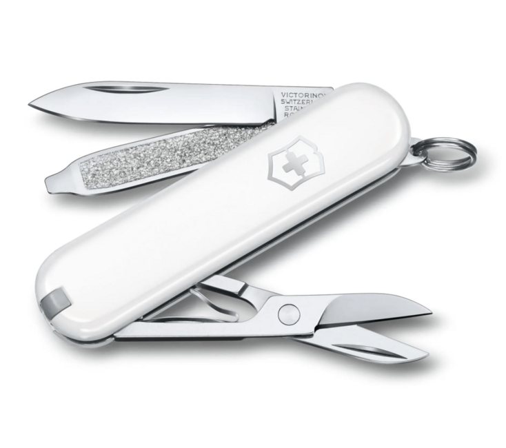 Victorinox Classic SD Colors Falling Snow multifunkcionalni nož, bijeli, 7 funkcija
