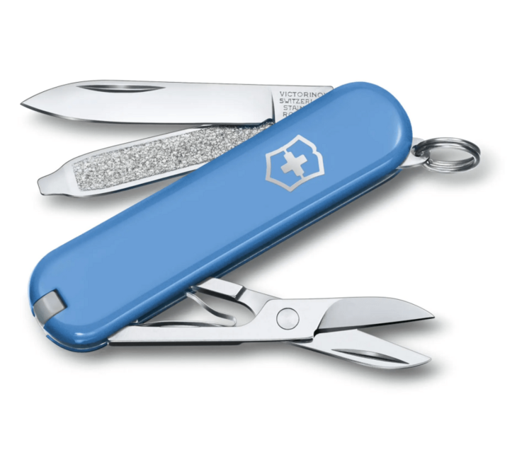 Victorinox Classic SD Colors Summer Rain multifunkcionalni nož, blijedoplavi, 7 funkcija