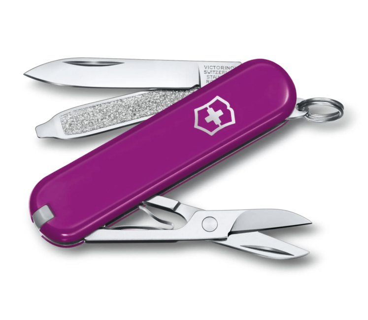 Victorinox Classic SD Colors Tasty Grape multifunkcionalni nož, tamnoljubičasti, 7funkcija