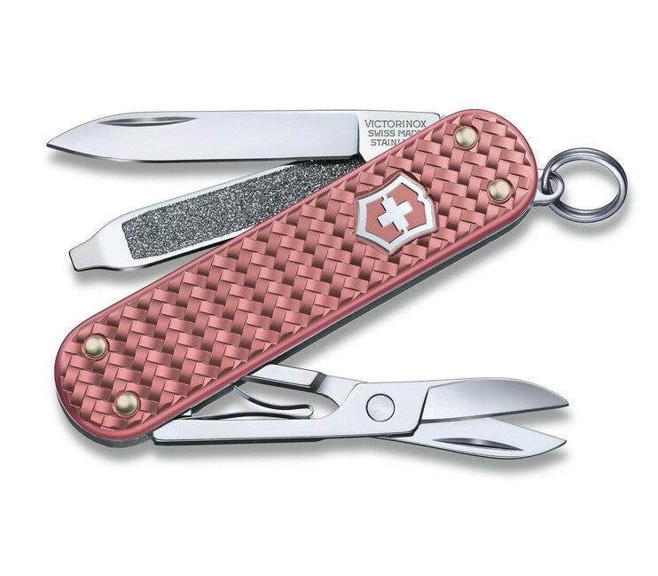 Victorinox Classic SD Precious Alox multifunkcionalni nož Gentle Rose 58mm, blijedoružičasti