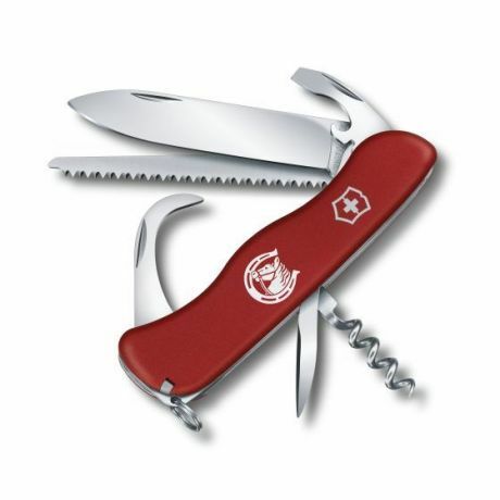 Victorinox Equestrian multifunkcionalni nož 111 mm, crveni, 12 funkcija, jahački motiv