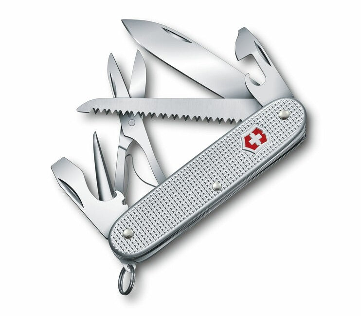 Victorinox Farmer X Alox multifunkcionalni nož 93 mm, aluminij, 10 funkcija