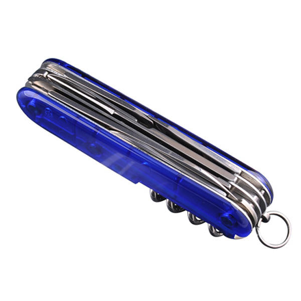 Victorinox Huntsman džepni nož 91mm, transparentan plav