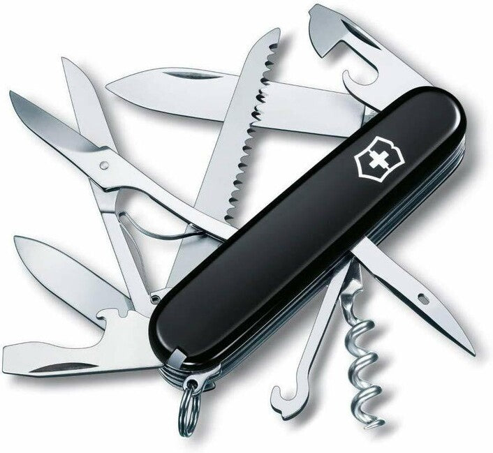 Victorinox HUNTSMAN multifunkcionalni nož 91 mm, crni, 15 funkcija