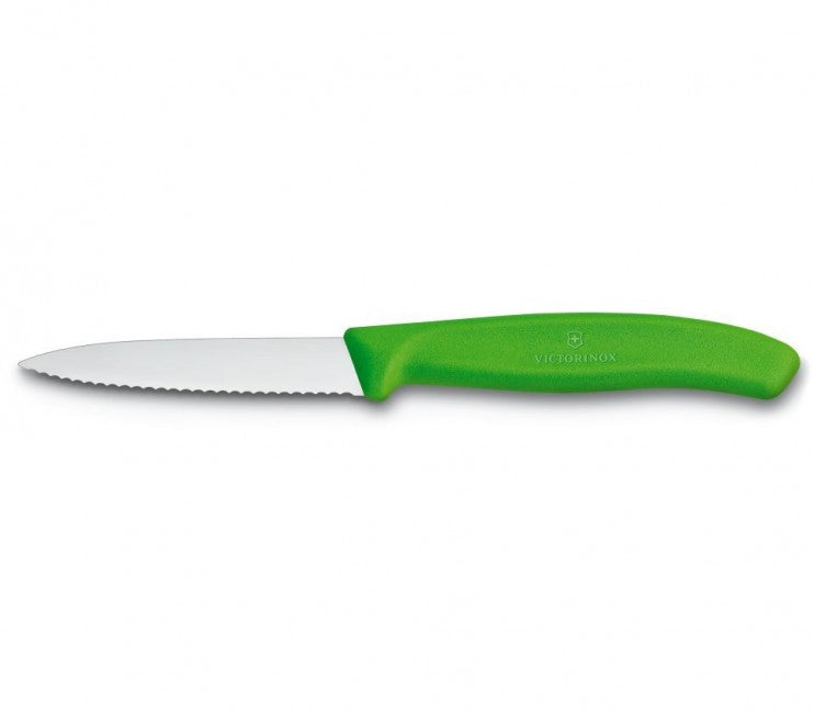 Victorinox univerzalni kuhinjski nož nazubljen, zeleni