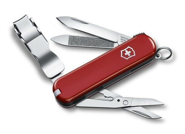 Victorinox NailClip 580 multifunkcionalni nož, crveni, 8 funkcija, 65 mm