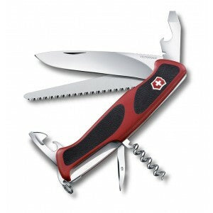 Victorinox RangerGrip 55 multifunkcionalni nož 130 mm, crveno-crni, 12 funkcija