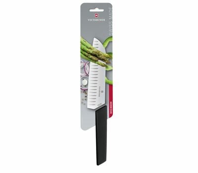 Victorinox Swiss Modern Santoku nož, crni