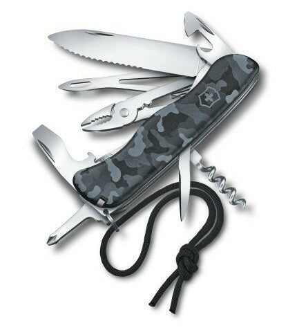 Victorinox Skipper multifunkcionalni nož 111 mm Navy Camouflage, sivo-plavi, 17 funkcija
