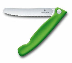Victorinox Swiss Classic sklopivi nož za voće i povrće nazubljena oštrica, zeleni