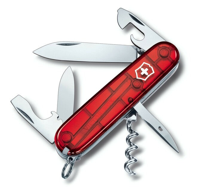 Victorinox Spartan multifunkcionalni Red nož 91 mm 12funkcija, prozirno crveni, 12 funkcija