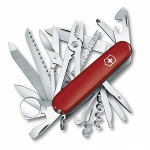 Victorinox Swiss Champ multifunkcionalni nož 91 mm, crveni, 33 funkcije