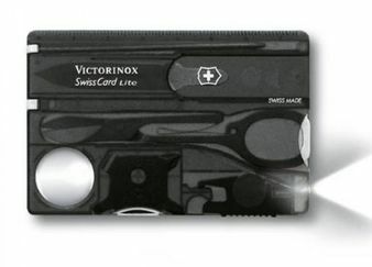 Victorinox SwissCard Lite džepni nož Onyx, prozirno crni, 13 funkcija