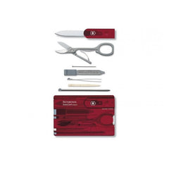Victorinox SwissCard multifunkcionalna kartica 10u1, crvena