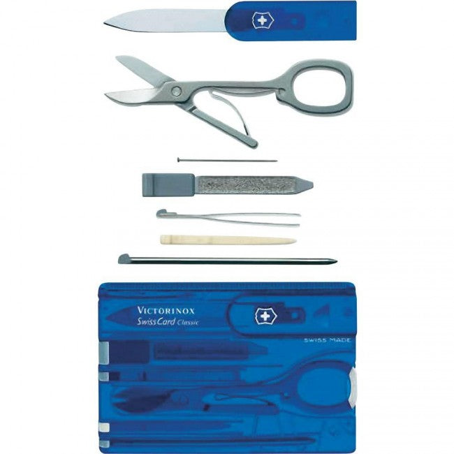 Victorinox SwissCard multifunkcionalna kartica 10u1, plava