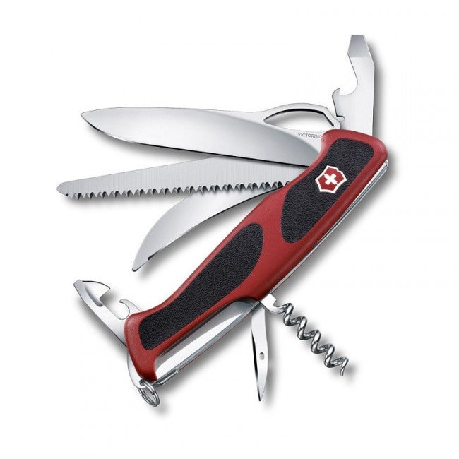 Victorinox RangerGrip 57 džepni nož, crveno-crni, 130mm