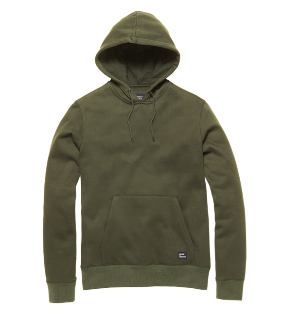 Vintage Industries Derby pulover s kapuljačom, bright olive