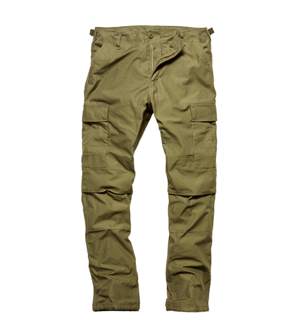 Vintage Industries BDU hlače, maslinasto zelene
