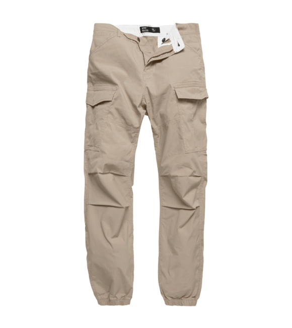 Vintage Industries Conner cargo jogger hlače, bež