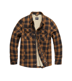 Vintage Industries Craft heavyweight sherpa jakna, žuta karirana