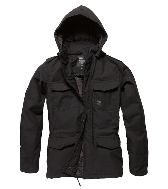 Vintage Industries Darren parka, crna