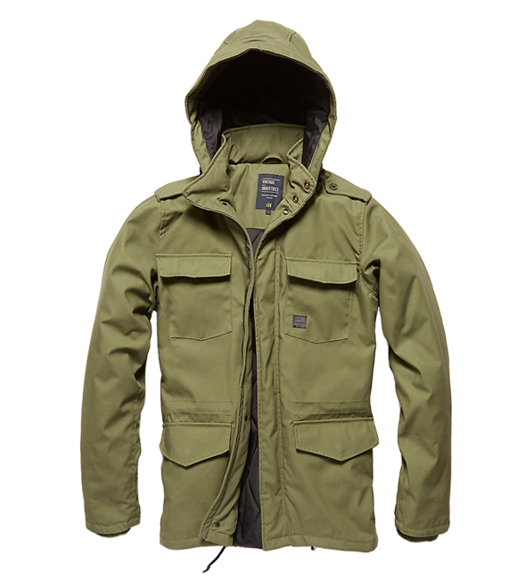 Vintage Industries Darren parka, Olive drab