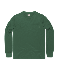 Vintage Industries Grant majica s dugim rukavom pocket, jarko zelena