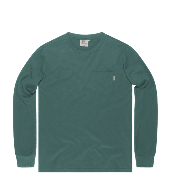 Vintage Industries Grant majica s dugim rukavom pocket, Ocean blue