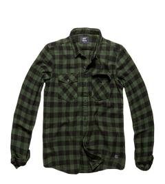 Vintage Industries Harley košulja, Green check