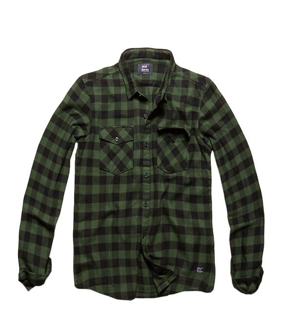 Vintage Industries Harley košulja, Green check