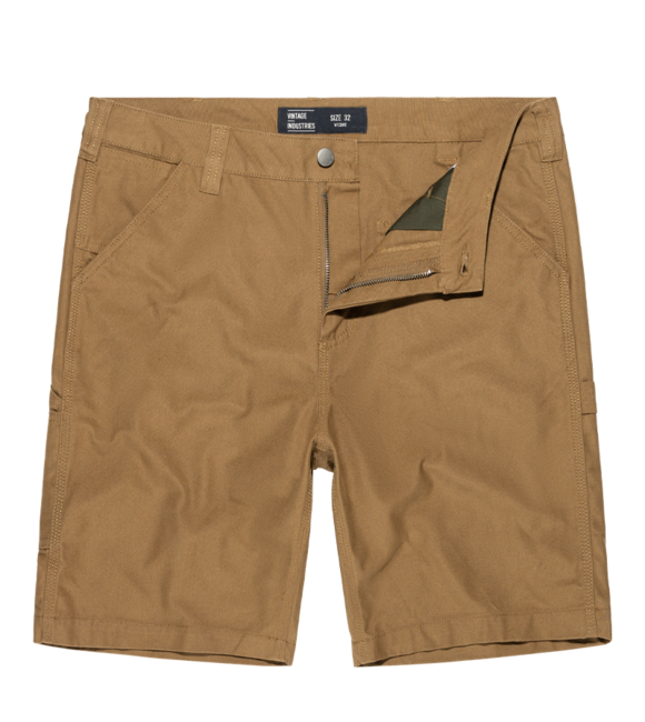 Vintage Industries Dayton kratke hlače, dark tan