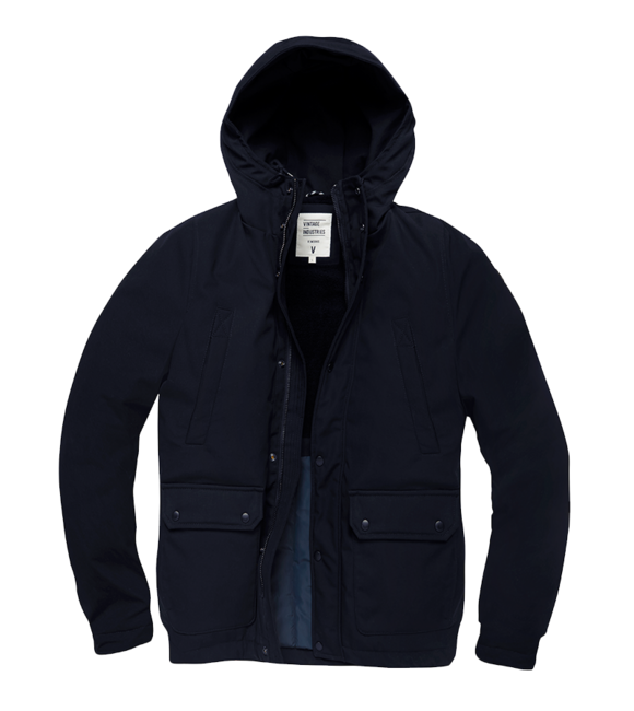 Vintage Industries Ledger muška parka jakna, tamnoplava