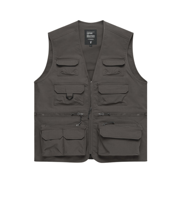 Vintage Industries Legend ribarski prsluk, Taupe