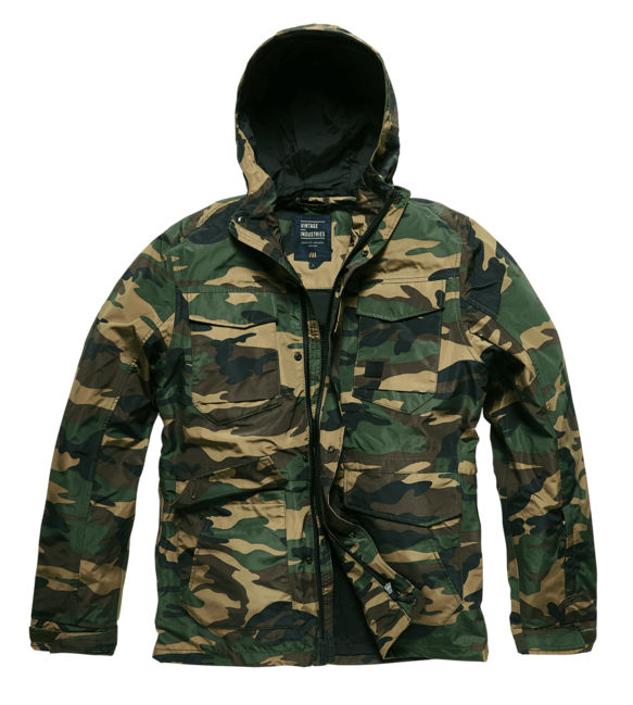 Vintage Industries Levin jakna, Woodland camo
