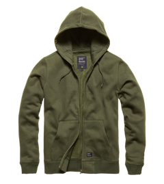 Vintage Industries Redstone pulover s kapuljačom, bright olive