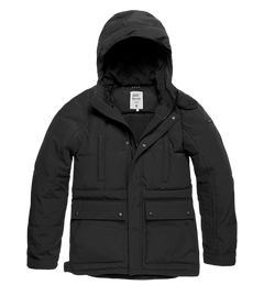 Vintage Industries Milo muška parka jakna, crna