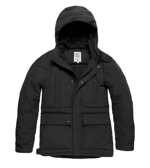 Vintage Industries Milo muška parka jakna, crna