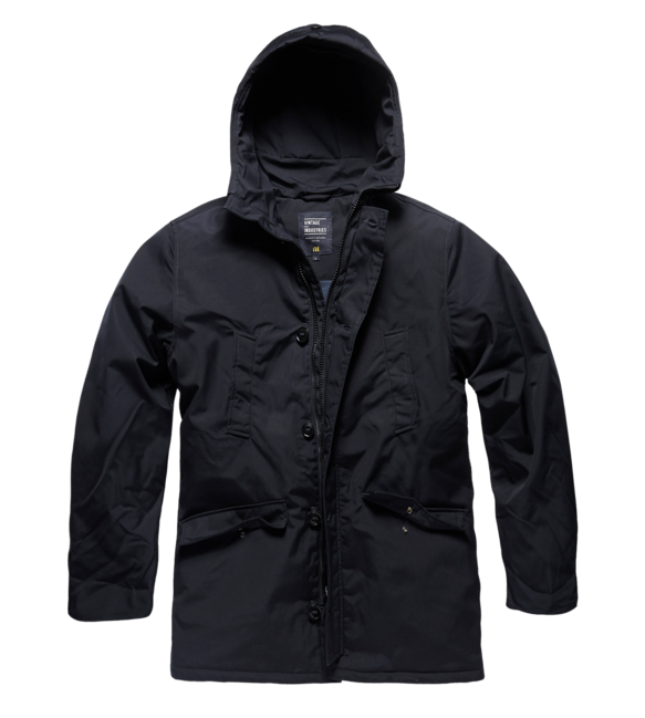 Vintage Industries Archer parka, crna