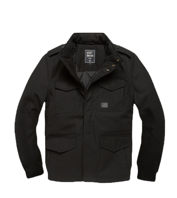 Vintage Industries Brent parka, crna