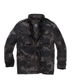 Vintage Industries Capper parka, dark camo