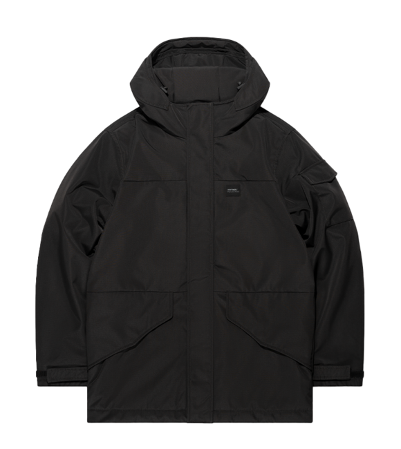 Vintage Industries Oliver parka, crna