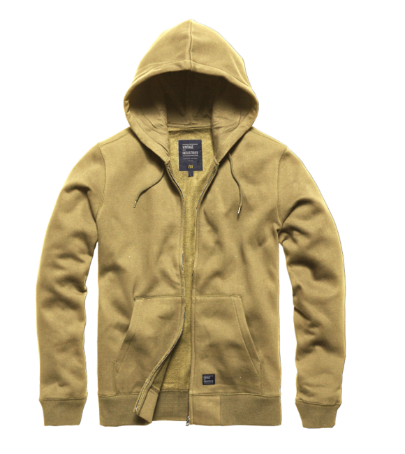 Vintage Industries Redstone pulover s kapuljačom, pješčani