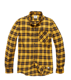 Vintage Industries Riley flanelska košulja, žuta karirana