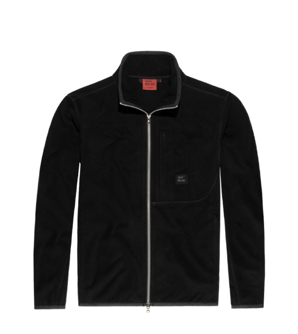 Vintage Industries Rock flis pulover, crni