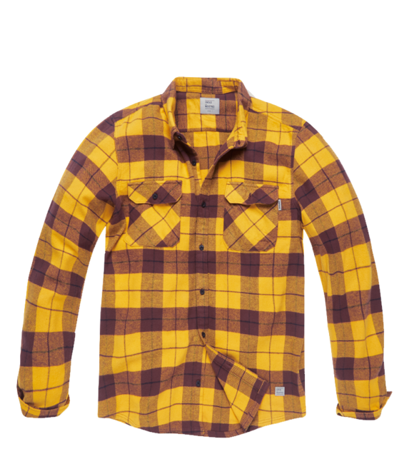 Vintage Industries Sem flanelska košulja, žuta karirana