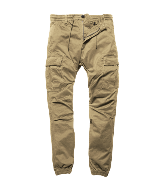 Vintage Industries Vince Cargo jogger hlače, dark khaki