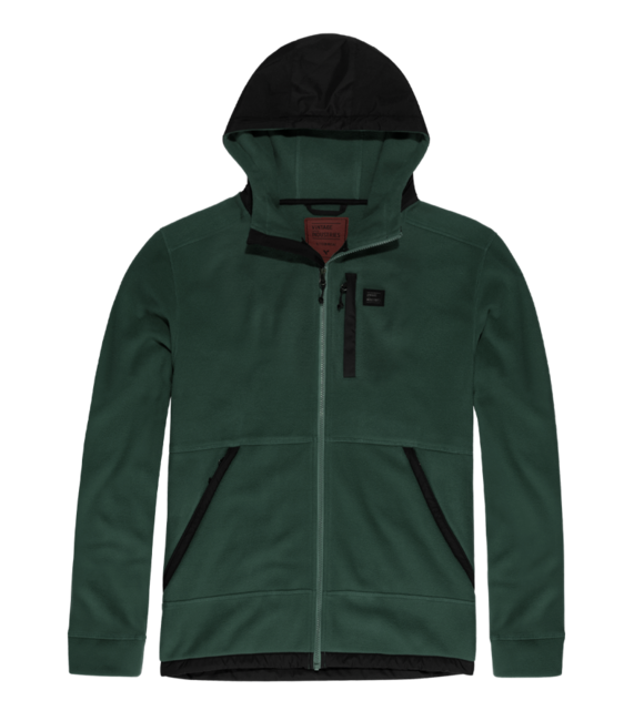Vintage Industries Vitor flis pulover hollow fibre, zeleni