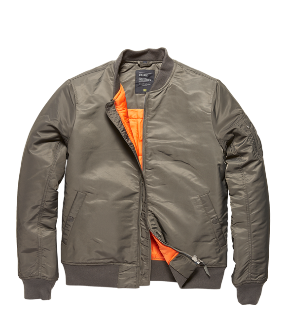 Vintage Industries Westford MA1 bomber jakna, Replica grey