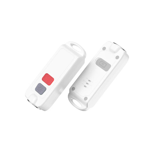 W&G SHIELD SOS osobni alarm s LED svjetlom i gumbom za pokretanje, bijeli