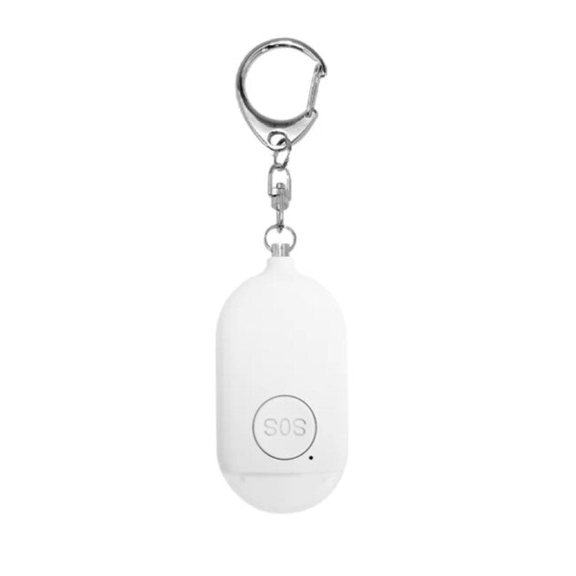 W&G SHIELD SOS vodootporni osobni alarm s LED svjetlom i gumbom za pokretanje, bijeli